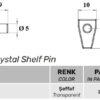 Kristal Metal Raf Pimi - Görsel 2