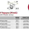 Metal Vidalı Cam Raf Taşıyıcı Pimli - Görsel 2